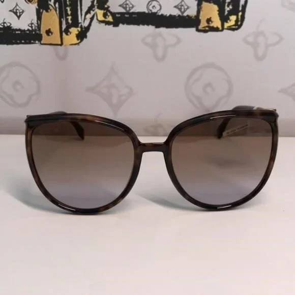 Fendi FF0432/G/S 086QR Round Sunglasses – Havana / Brown  display picture 3